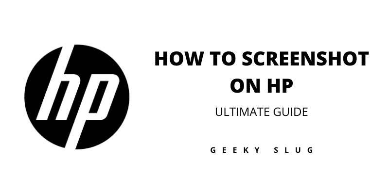how to screenshot on hp