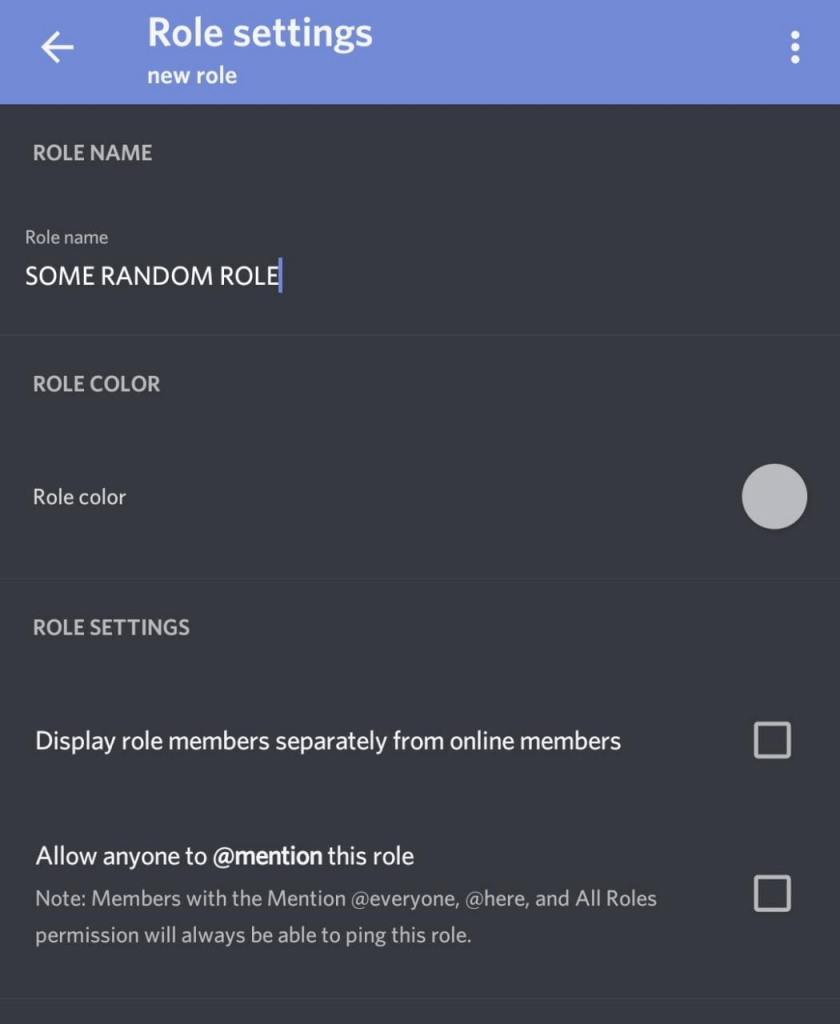 roles in discord