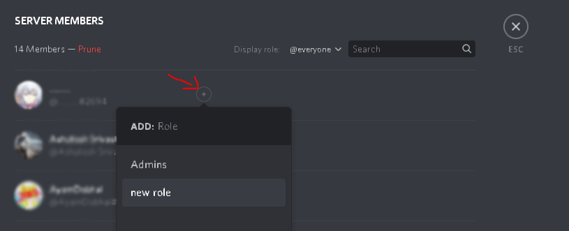 how to add roles in Discord