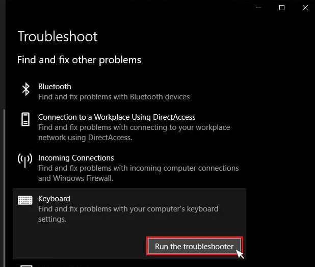 asus laptop keyboard not working