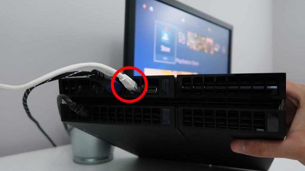 connect ps4 to router via ethernet cable