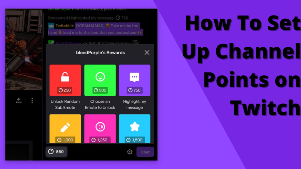 how to set up channel points on twitch