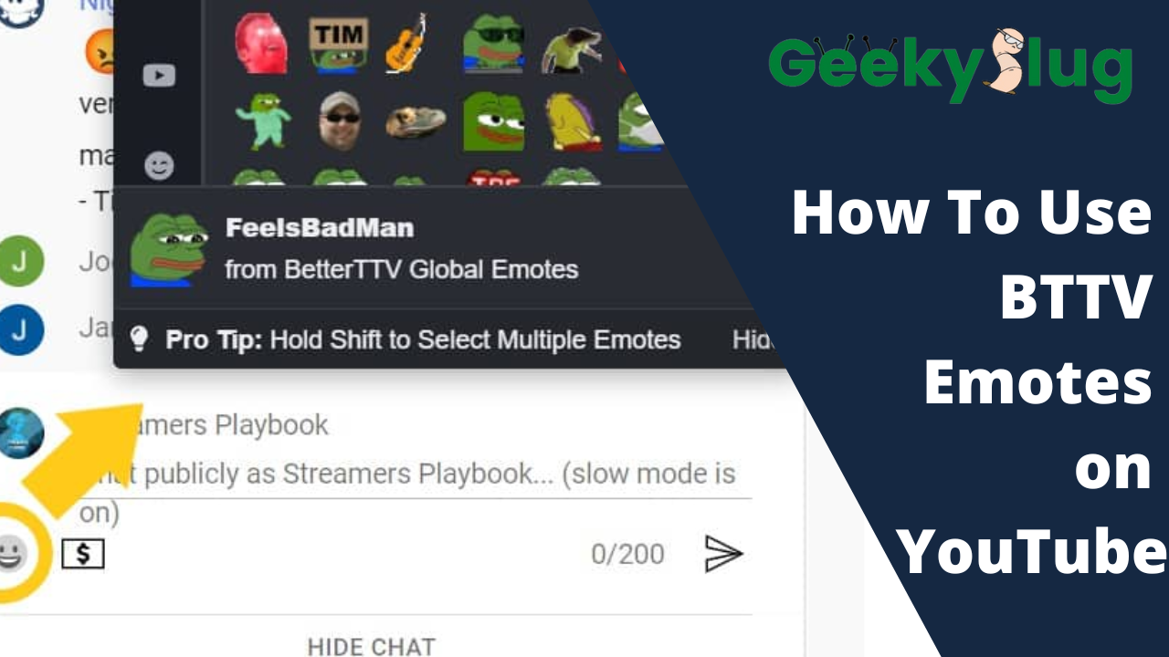 How To Use BTTV Emotes on YouTube